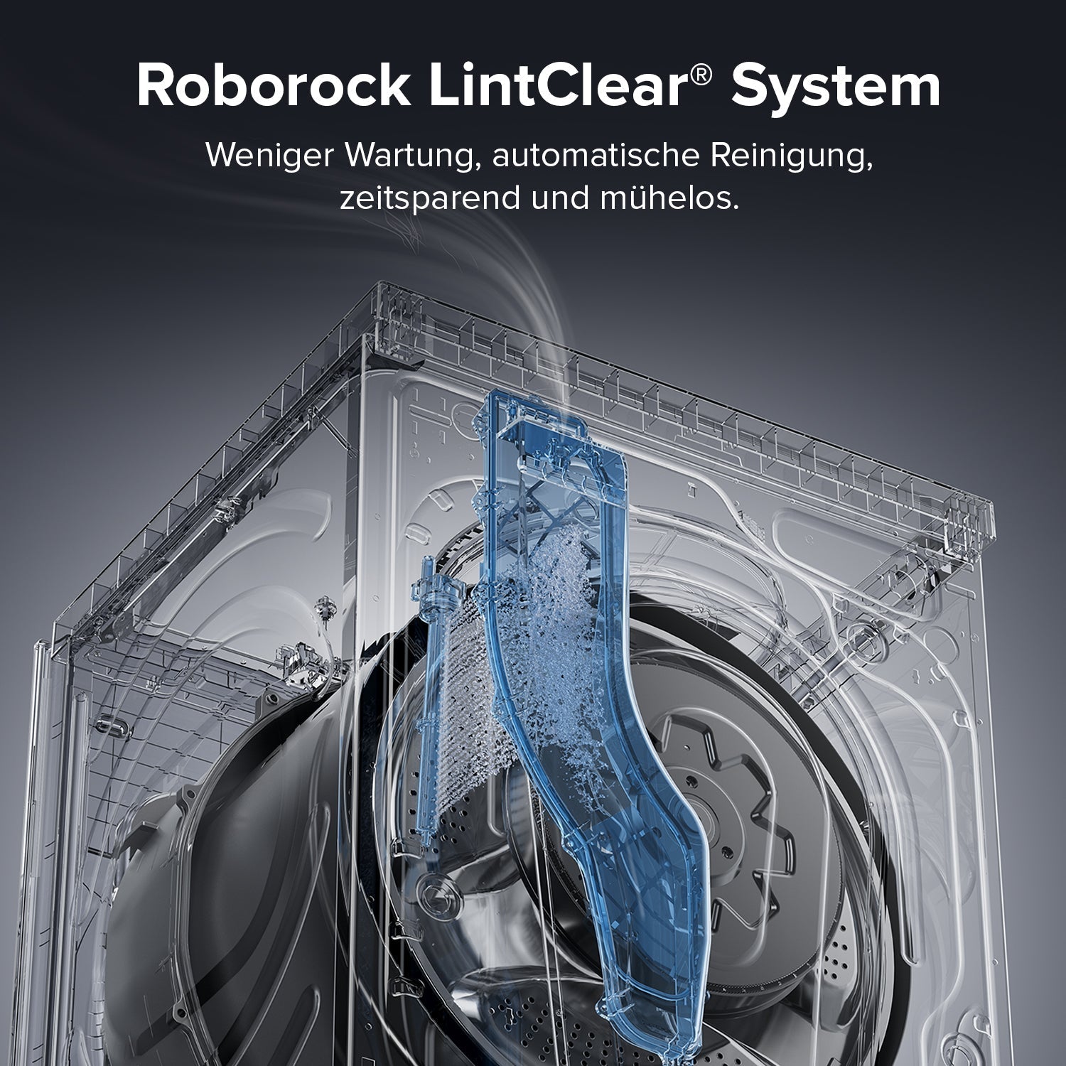Roborock Zeo Lite Waschtrockner mit der Zeo-Cycle® Trocknungstechnologie