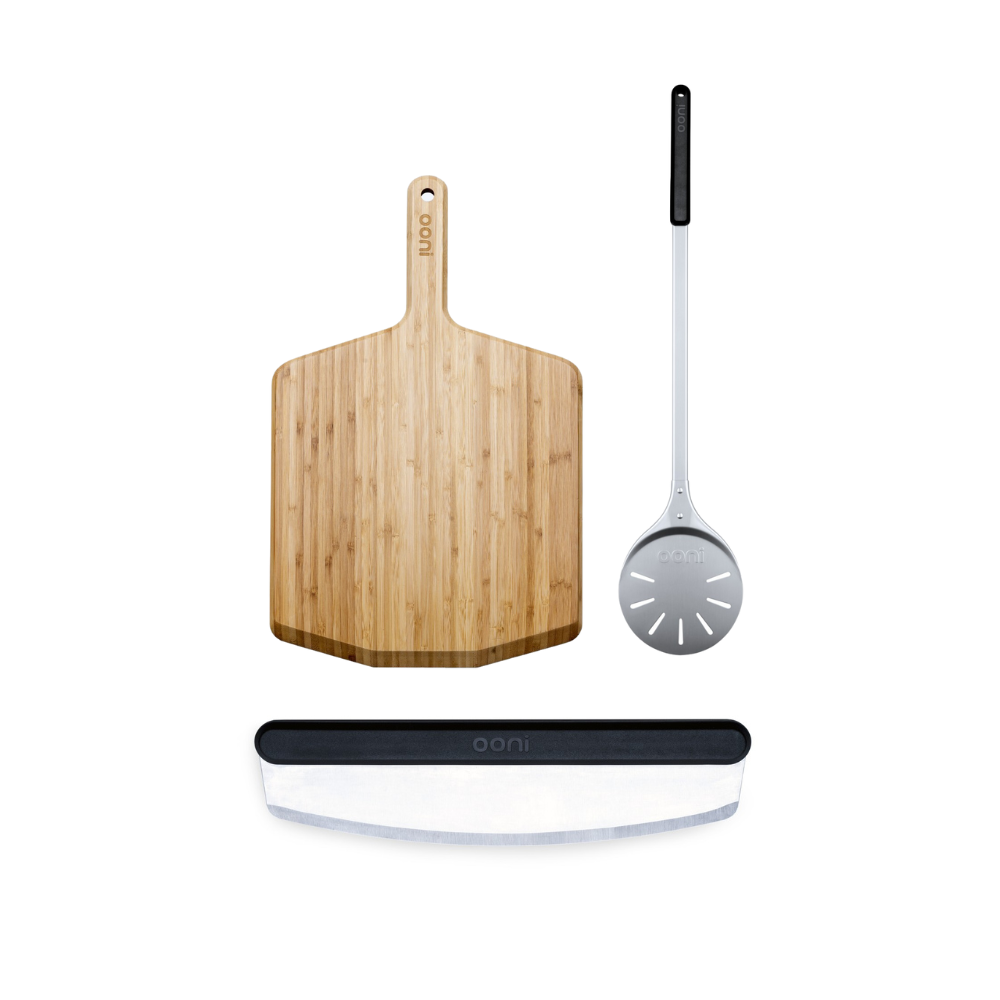 Ooni Zubehör Fortgeschrittenen Paket mit 12" Bambusbrett
