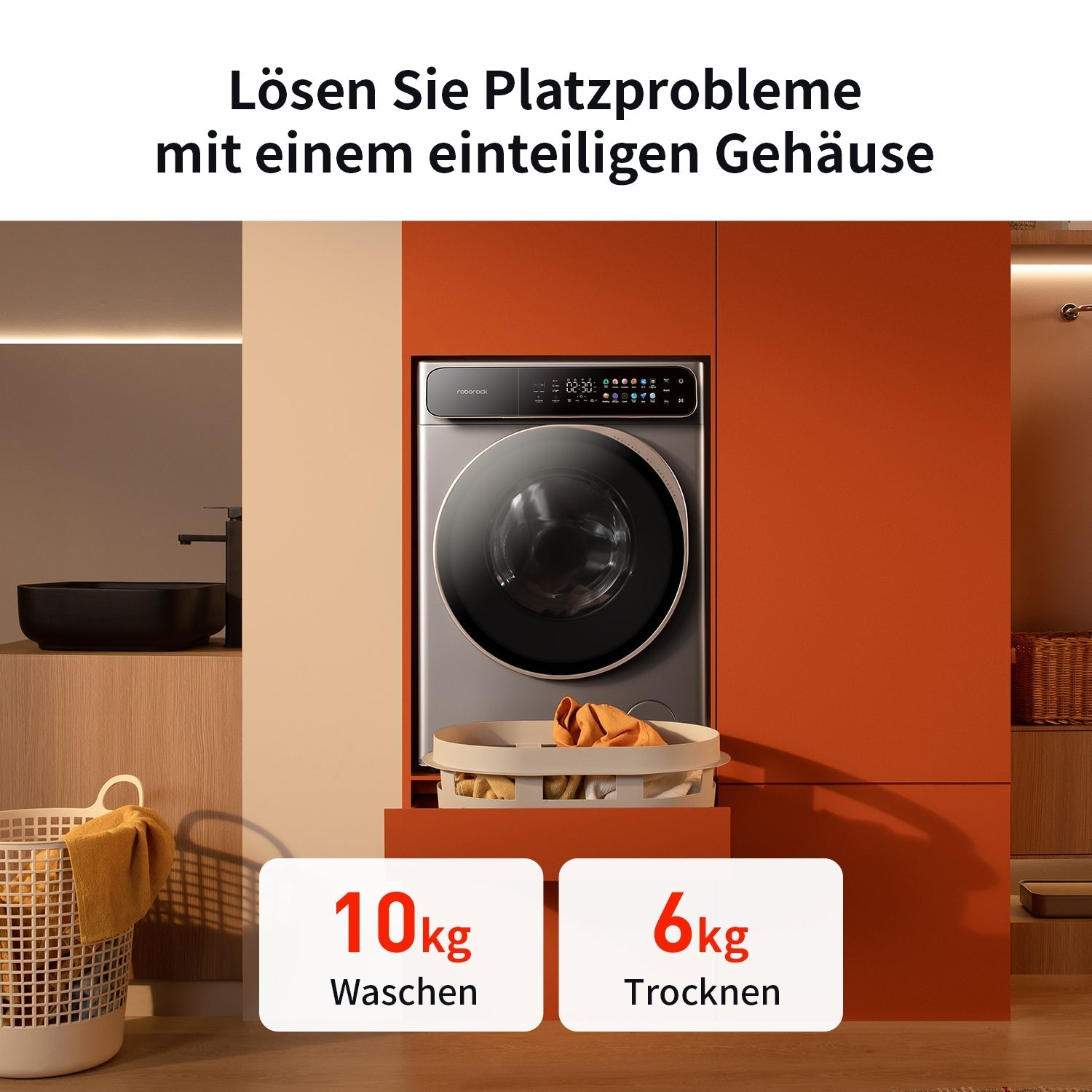 Roborock Zeo One Waschtrockner mit der Zeo-Cycle® Trocknungstechnologie