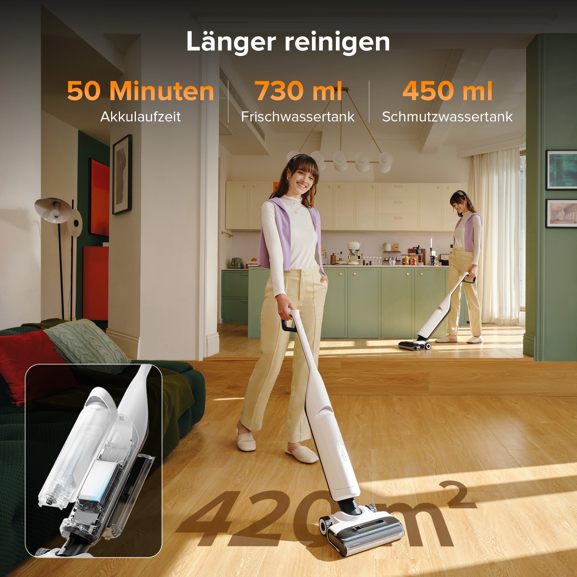 Roborock Flexi Pro Nass- und Trockenstaubsauger