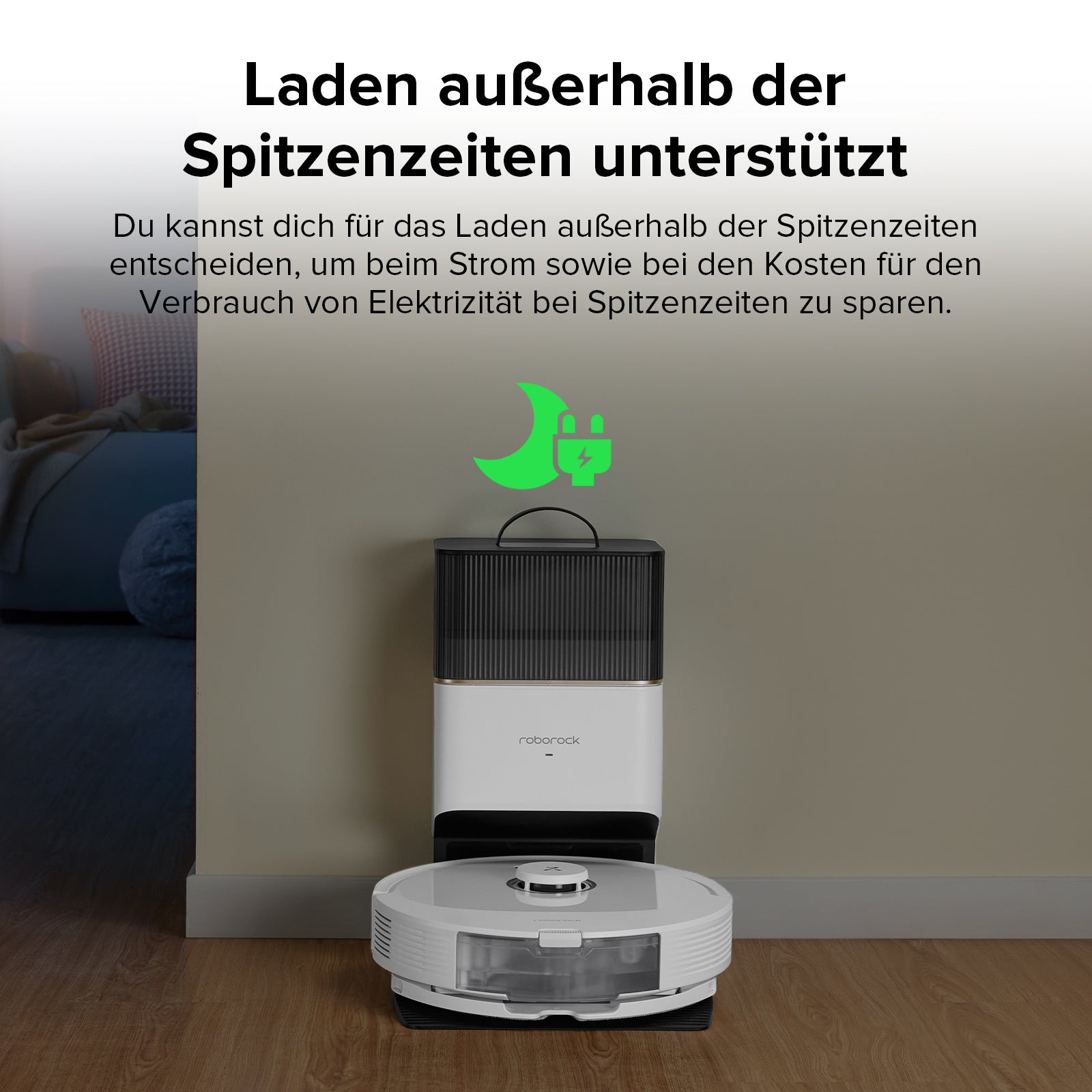 Roborock Q8 Max+ Saug- und Wischroboter mit Auto-Entleerungsstation
