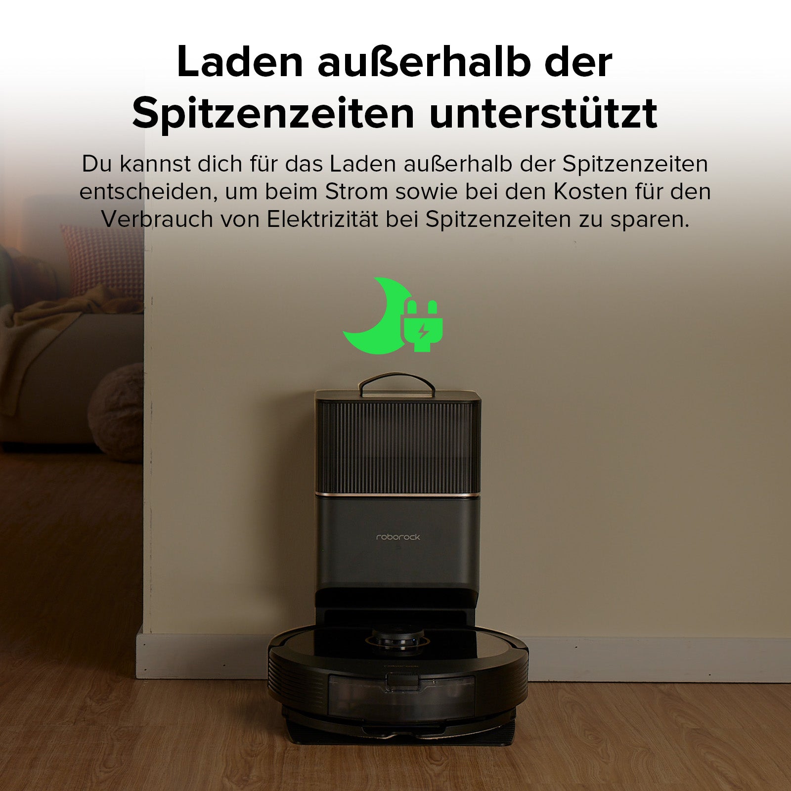 Roborock Q8 Max+ Saug- und Wischroboter mit Auto-Entleerungsstation