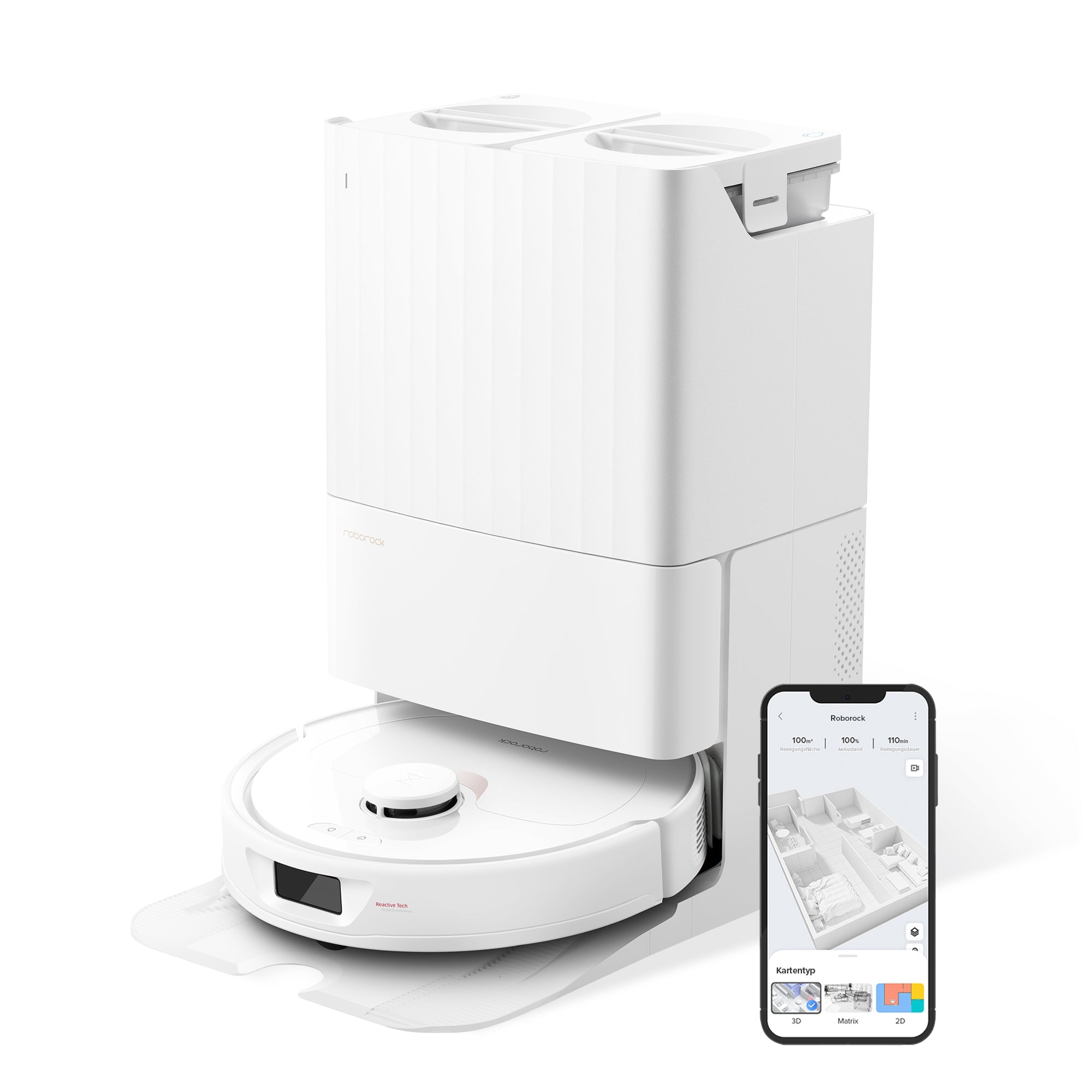 Roborock Qrevo Saugroboter mit Multifunktions-Dockingstation