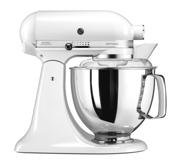 KitchenAid 4,8 L 5KSM175 Artisan Küchenmaschine Meatlover mit Ganzmetall- Fleischwolf