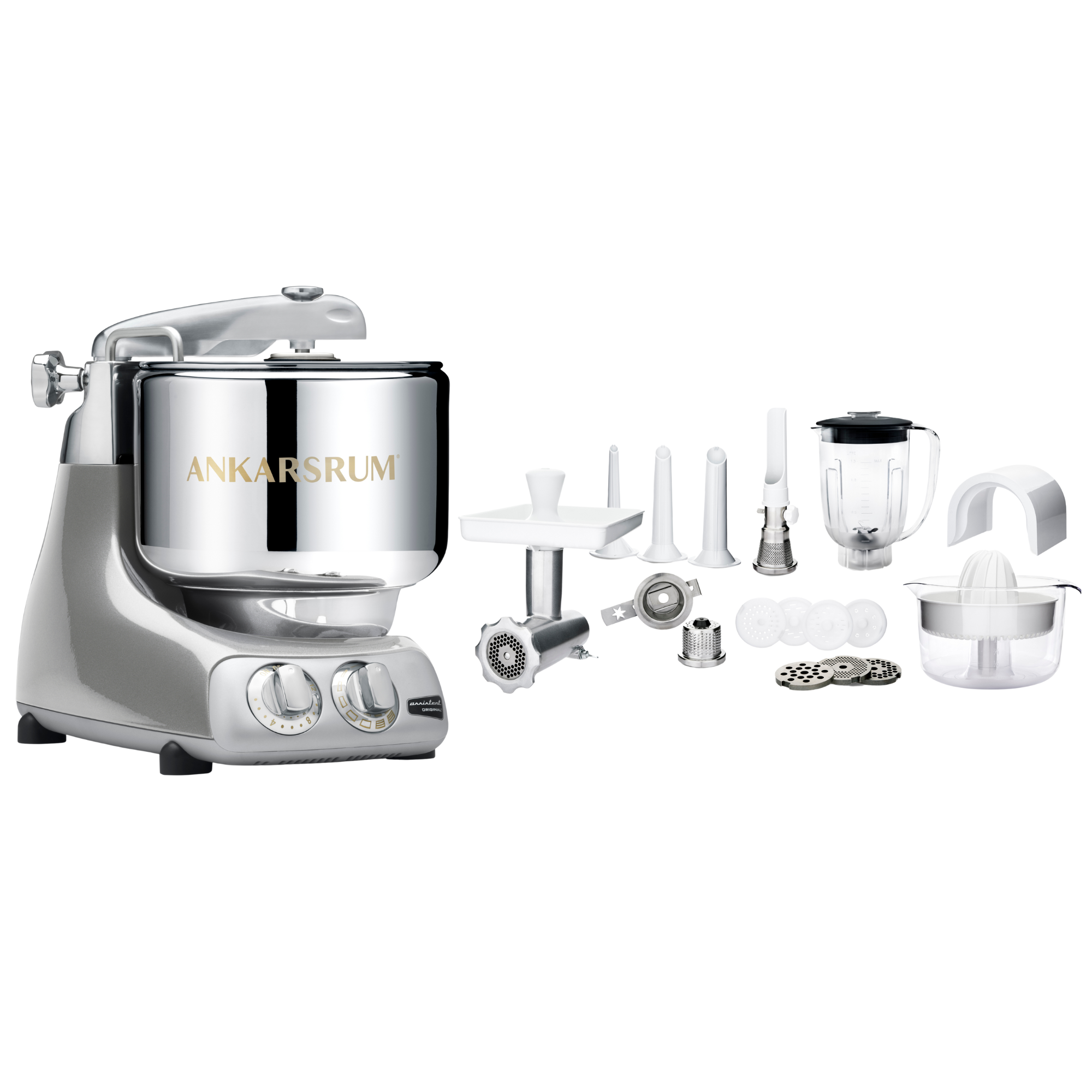 Ankarsrum Paket Allrounderset mit Deluxe Zubehörset