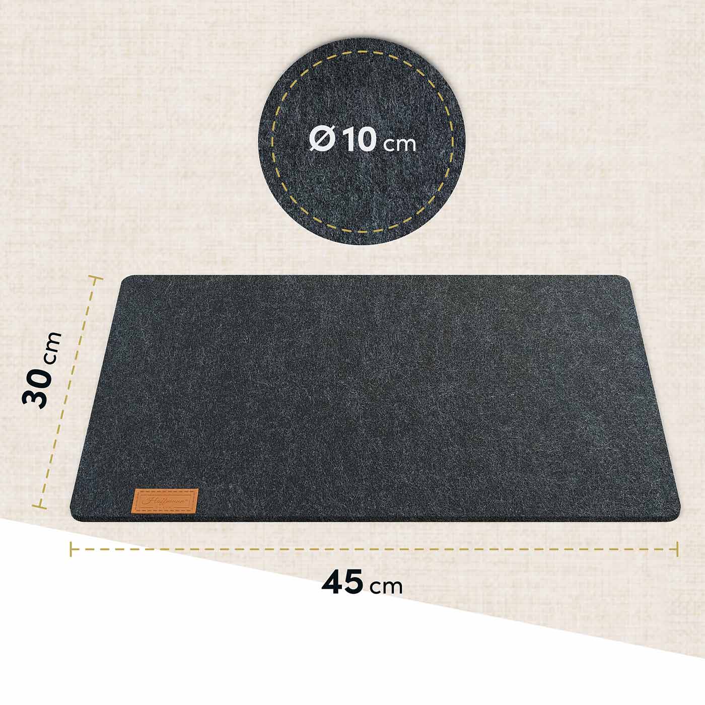 17-teilige Tischdeko: Tischläufer 150x40 cm I Platzsets I Untersetzer