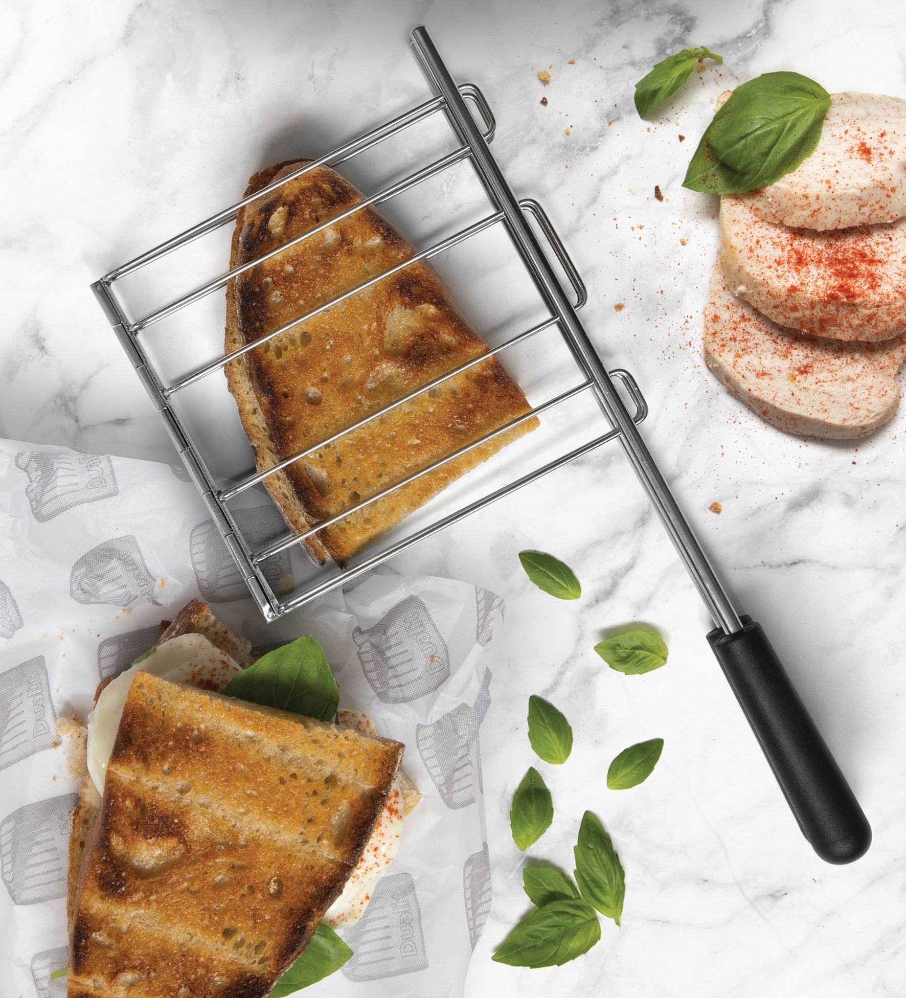 Dualit 2+1 Schlitz Toaster inkl. Sandwichzange