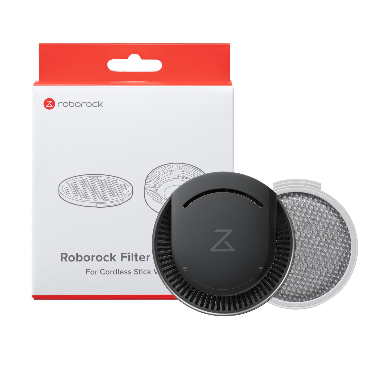 Roborock Filter Set für H5 Handstaubsauger Schnurlos Vordere Filter*2 Stück, hinterer HEPA Filter*1 Stück