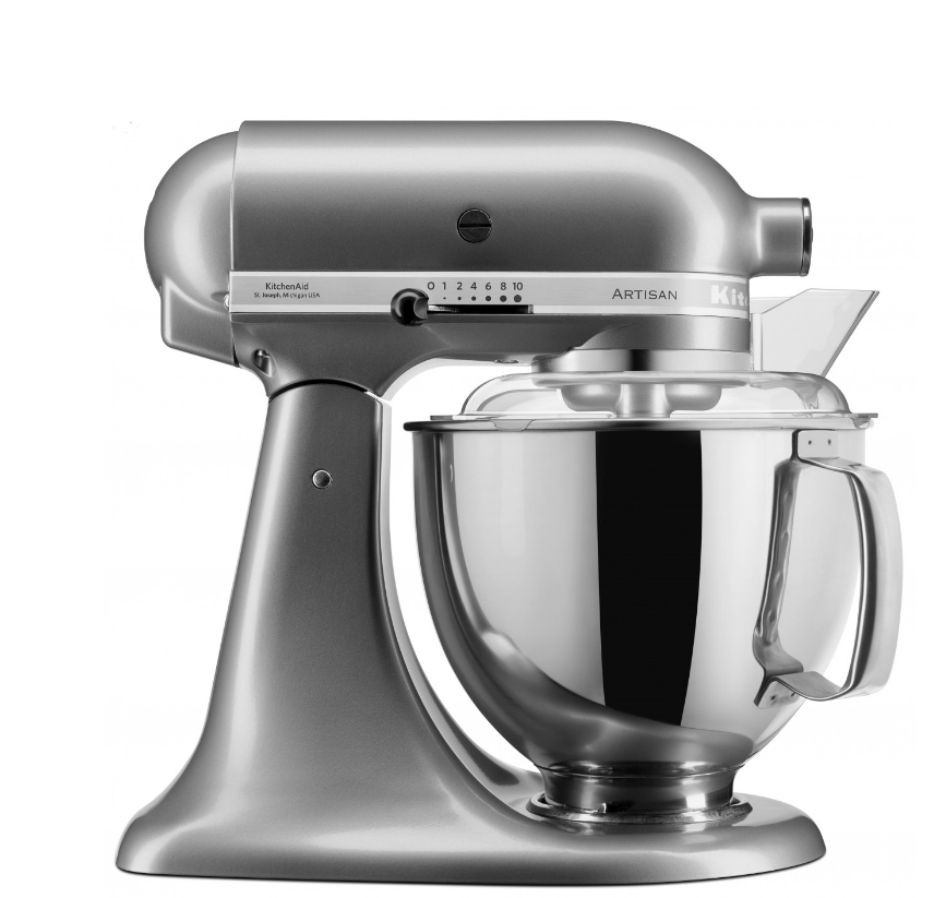 KitchenAid 4,8 L 5KSM175 Artisan Küchenmaschine Meatlover mit Ganzmetall- Fleischwolf