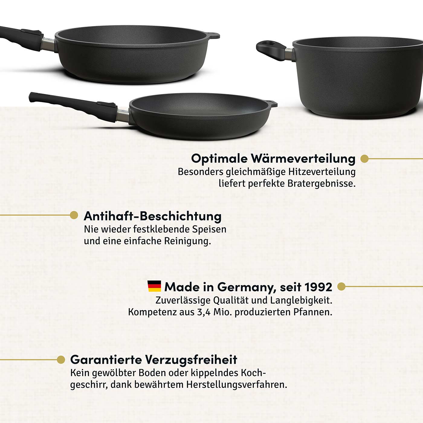 Bestseller Kochgeschirr Vorteilsset 6-teilig